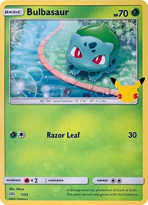 Bulbasaur - 1/25 [MCD21 - 001/025]