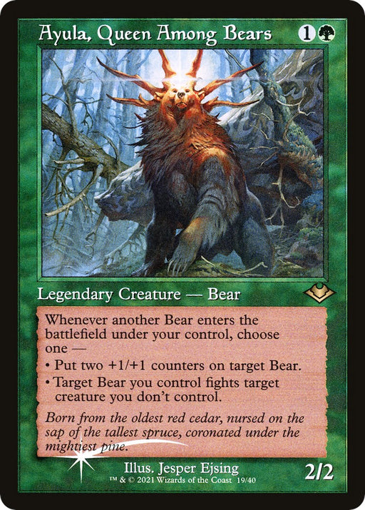 Ayula, Queen Among Bears (Retro Frame)