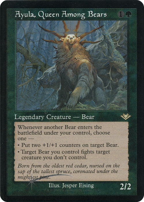 Ayula, Queen Among Bears (Retro Frame) (Foil Etched)