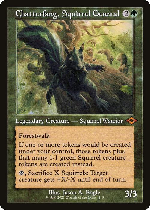 Chatterfang, Squirrel General (Retro Frame) [MH2 - 410]