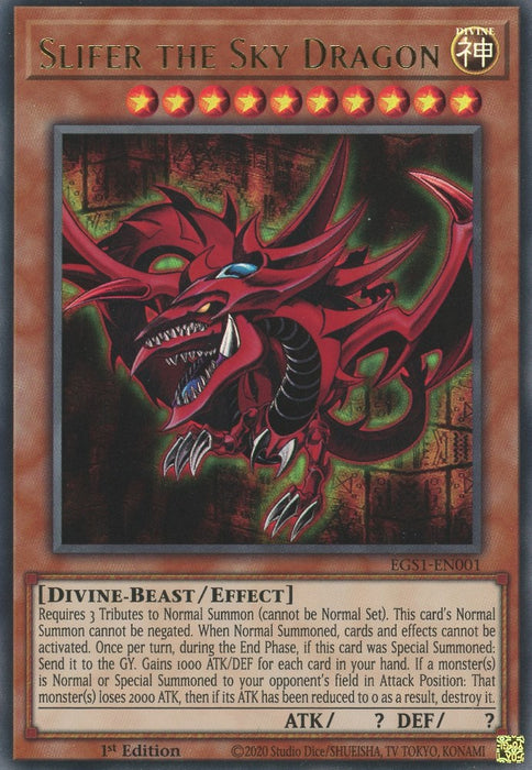 Slifer the Sky Dragon [EGS1 - EGS1-EN001]