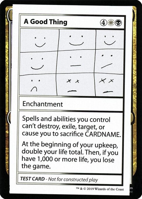 A Good Thing (No PW Symbol)