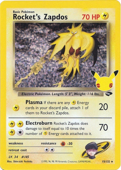 Rocket's Zapdos [CCC - 15/132]