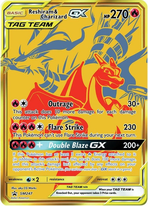 Reshiram & Charizard GX - SM247 [SMP - SM247]