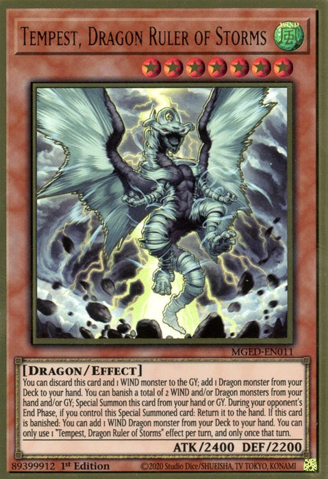 Tempest, Dragon Ruler of Storms [MGED - MGED-EN011]