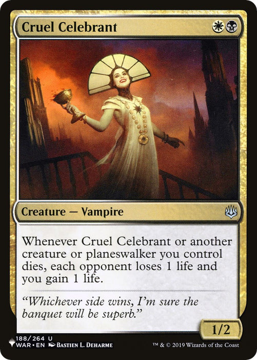 Cruel Celebrant [LIST - 188]