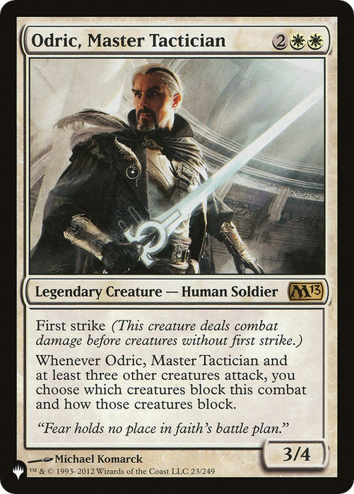 Odric, Master Tactician [LIST - 23]