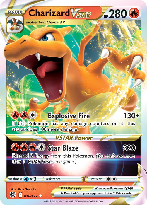 Charizard VSTAR [SWSH09 - 018/172]