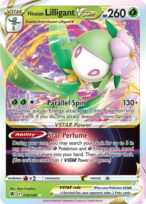 Hisuian Lilligant VSTAR [SWSH10 - 018/189]