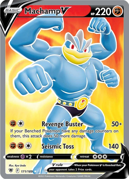 Machamp V (Full Art) [SWSH10 - 171/189]