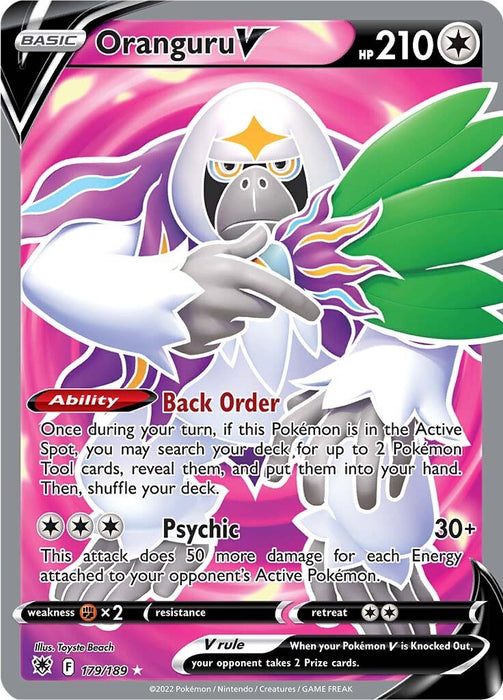 Oranguru V (Full Art) [SWSH10 - 179/189]