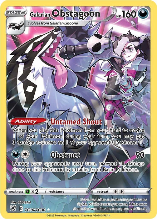 Galarian Obstagoon [SWSH10:TG - TG10/TG30]