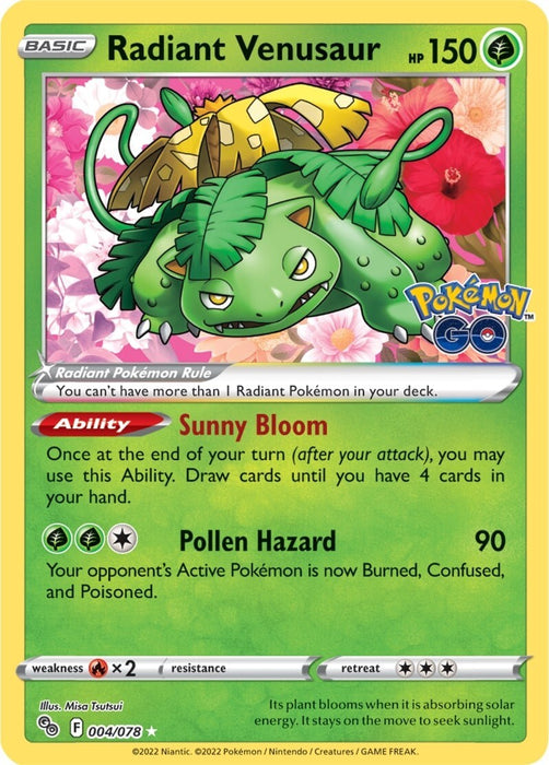 Radiant Venusaur [PGO - 004/078]