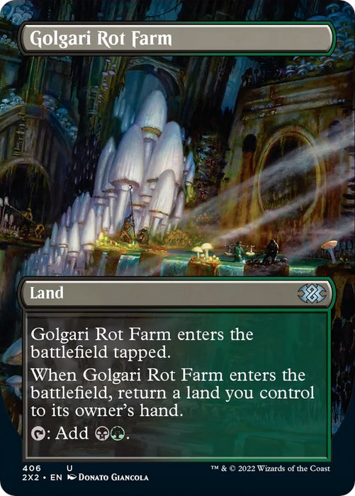 Golgari Rot Farm (Borderless) [2X2 - 406]