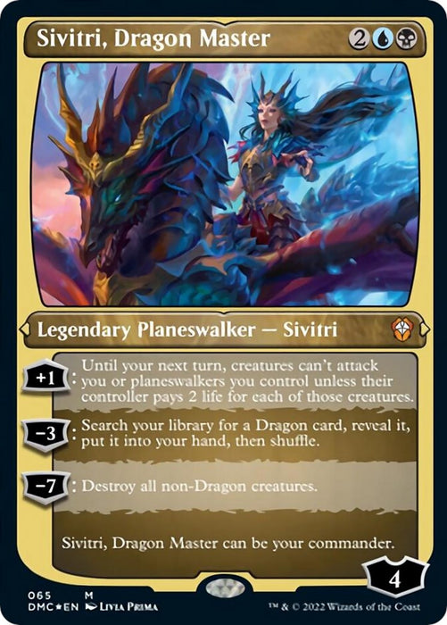 Sivitri, Dragon Master (Foil Etched) [DMC - 65]