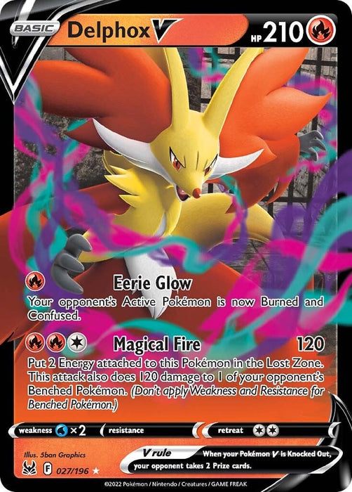 Delphox V [SWSH11 - 027/196]