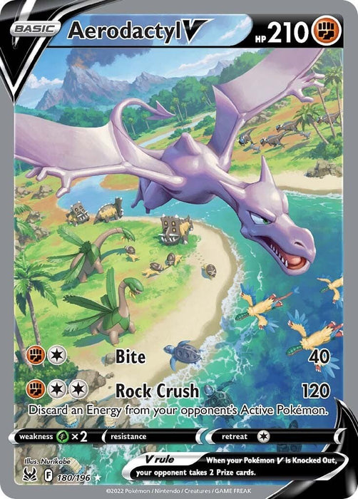 Aerodactyl V (Alternate Full Art) [SWSH11 - 180/196]