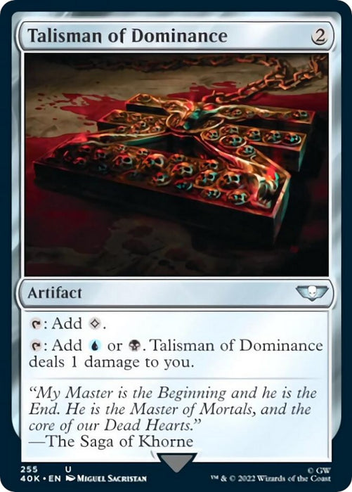 Talisman of Dominance (255) [40K - 255]