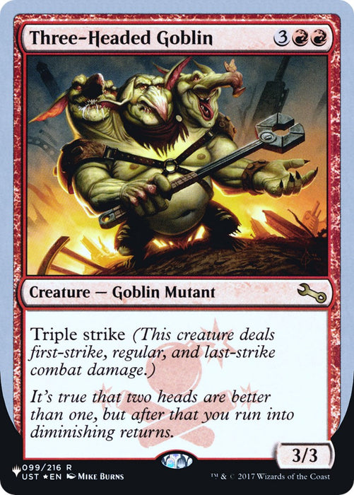 Three-Headed Goblin [LIST - 99]