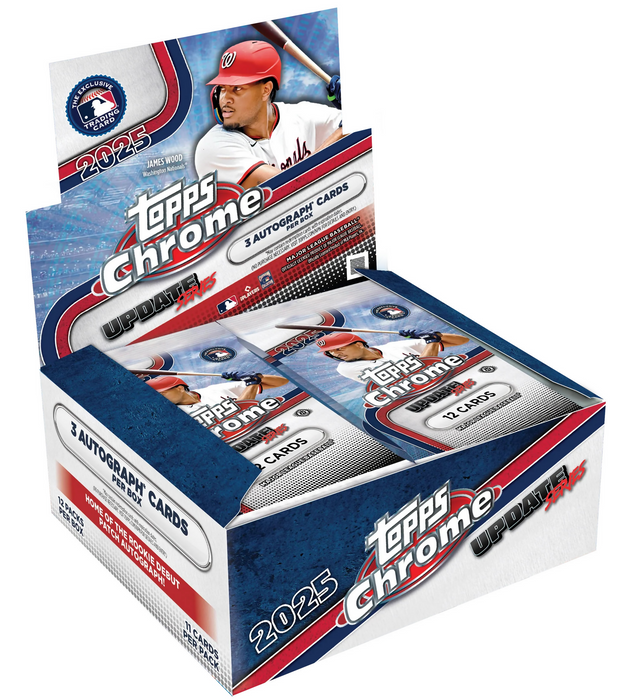 2025 Topps Chrome update baseball jumbo box