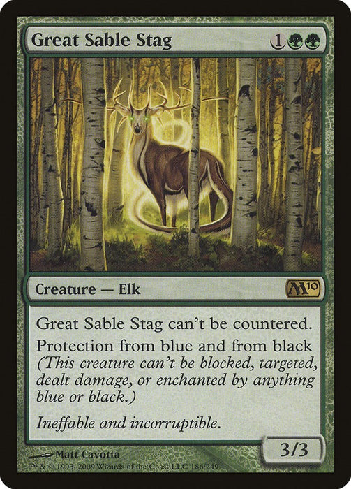 Great Sable Stag [M10 - 186]