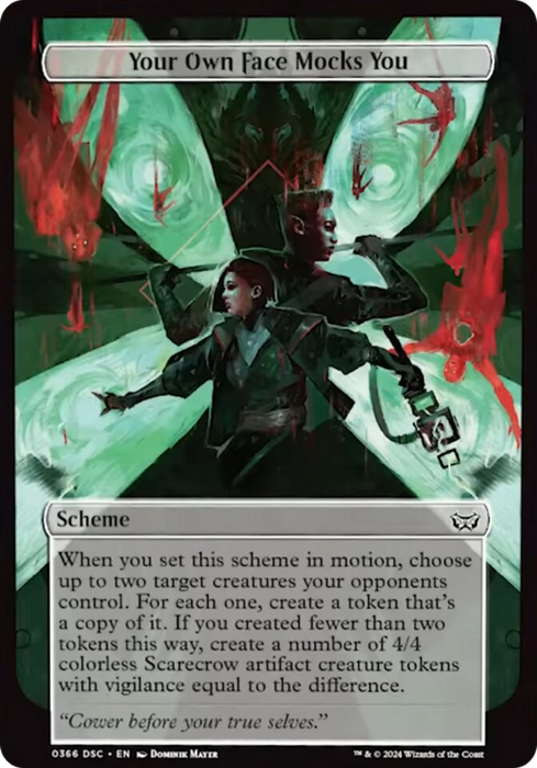 Your Own Face Mocks You (Full Art) [Duskmourn: House of Horror Commander]