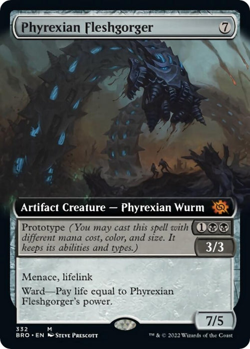 Phyrexian Fleshgorger (Extended Art) [BRO - 332]