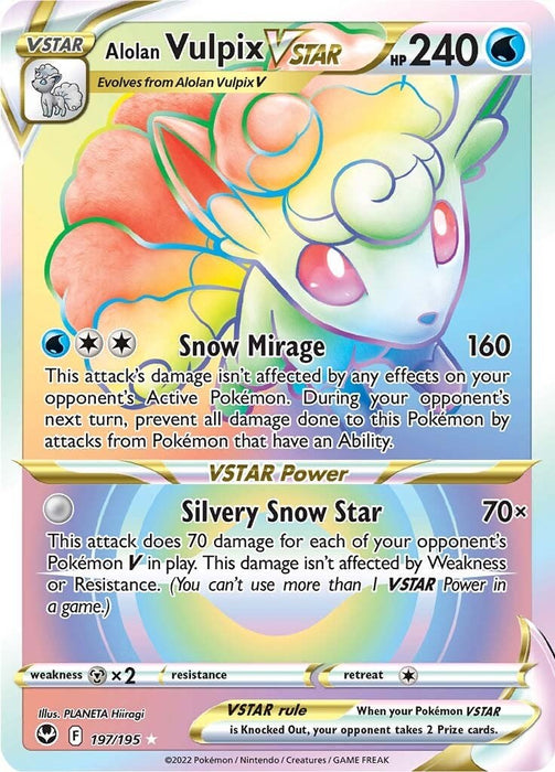 Alolan Vulpix VSTAR (Secret) [SWSH12 - 197/195]