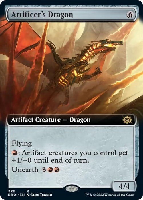 Artificer's Dragon (Extended Art) [BRO - 376]