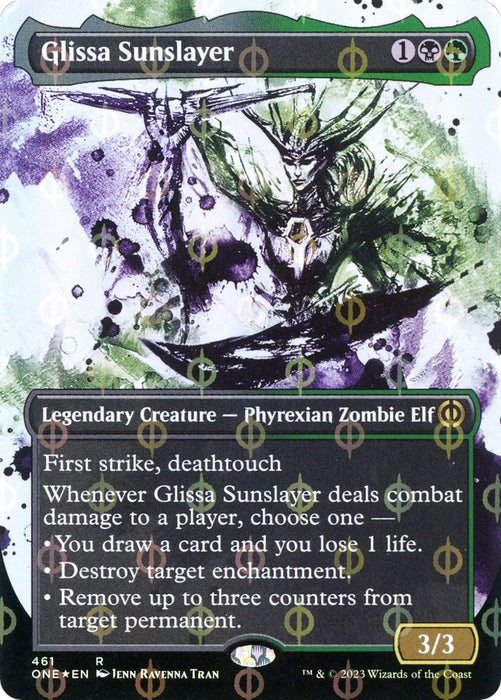 Glissa Sunslayer (Showcase) (Step-and-Compleat Foil) [ONE - 461]