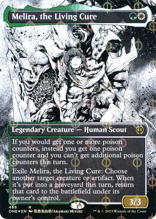 Melira, the Living Cure (Borderless) (Step-and-Compleat Foil) [ONE - 469]