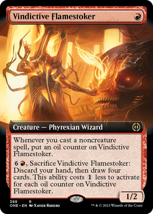 Vindictive Flamestoker (Extended Art) [ONE - 388]