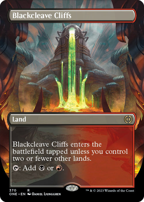 Blackcleave Cliffs (Borderless) [ONE - 370]