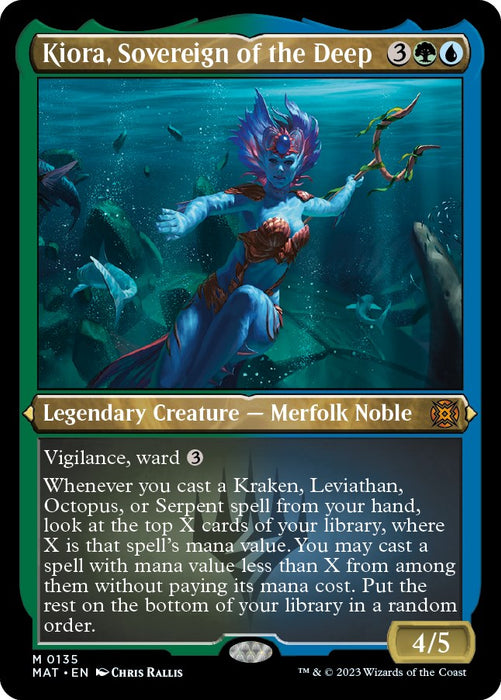 Kiora, Sovereign of the Deep (Foil Etched)