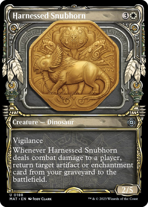 Harnessed Snubhorn (Halo Foil)