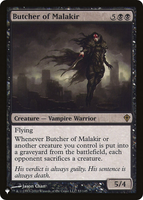 Butcher of Malakir [LIST - 53]