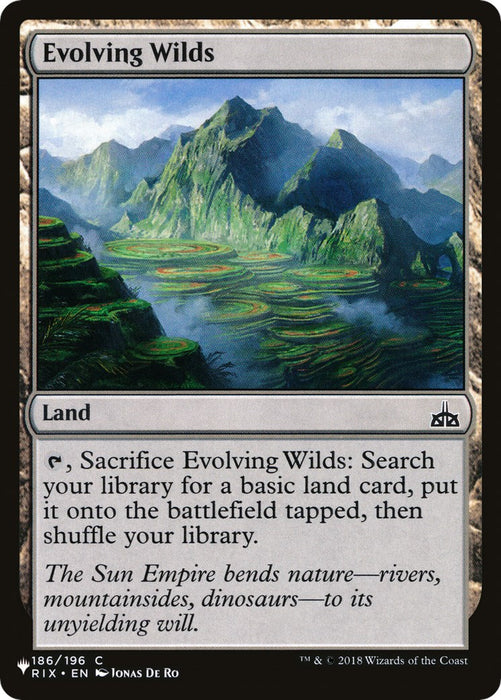 Evolving Wilds (RIX) [LIST - 186]