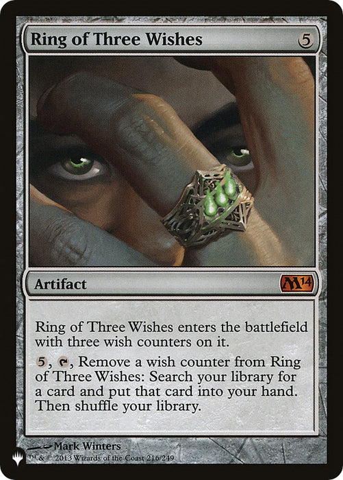 Ring of Three Wishes [LIST - 216]