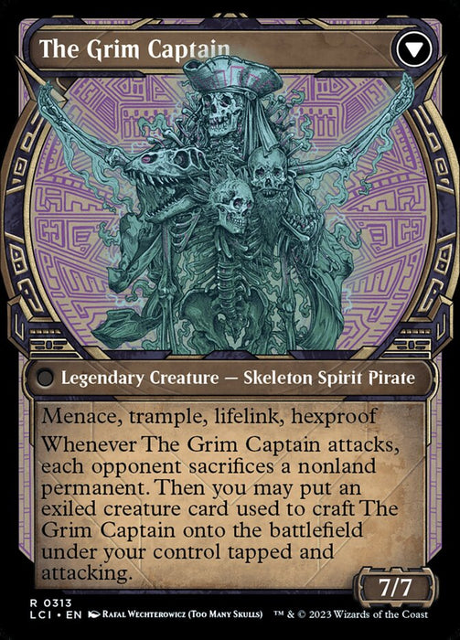 Throne of the Grim Captain (Showcase) (Back)