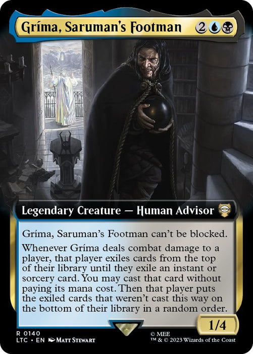 Grima, Saruman's Footman (Extended Art) [LTC - 140]