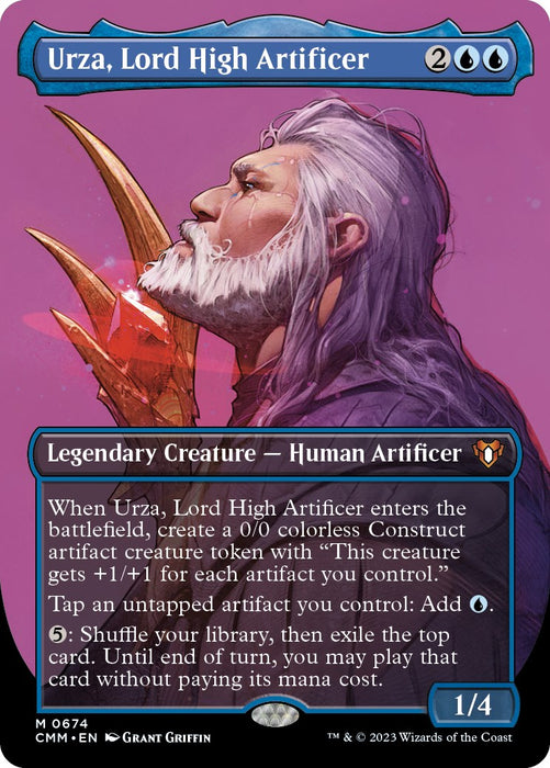 Urza, Lord High Artificer (Borderless) [CMM - 674]