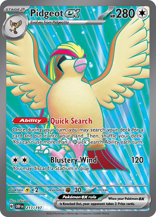 Pidgeot ex - 217/197 [OBF - 217/197]