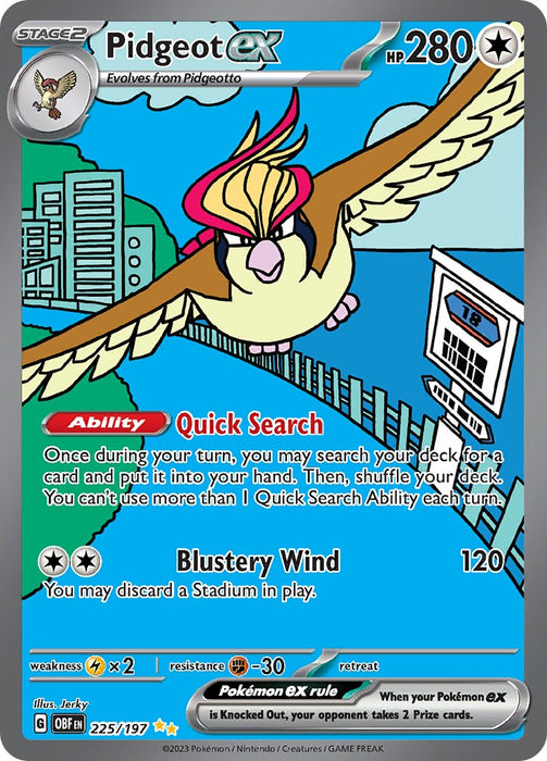 Pidgeot ex - 225/197 [OBF - 225/197]