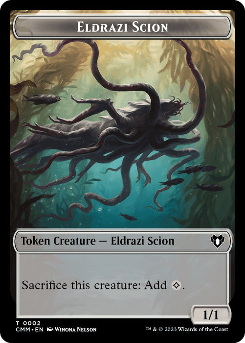 Eldrazi Scion // Emblem - Daretti, Scrap Savant Double-Sided Token