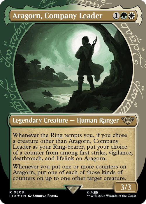 Aragorn, Company Leader (Showcase) (Surge Foil)