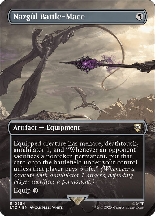 Nazgul Battle-Mace (Borderless) (Surge Foil)
