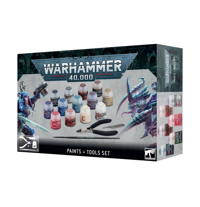 Warhammer 40,000 - Paints + Tools Essentials Set