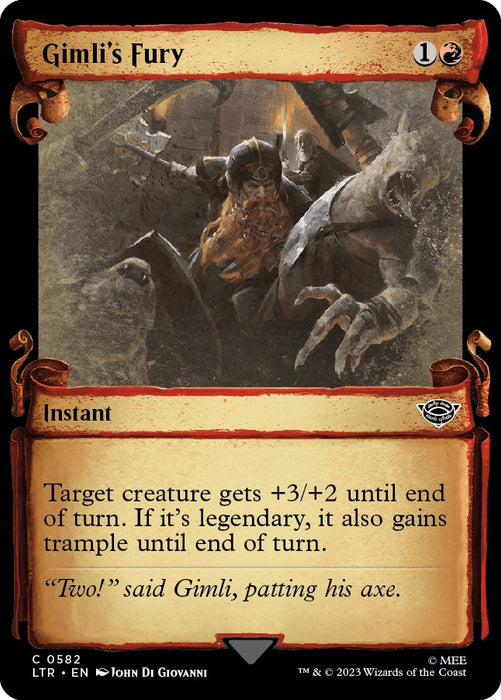 Gimli's Fury (Showcase Scrolls)