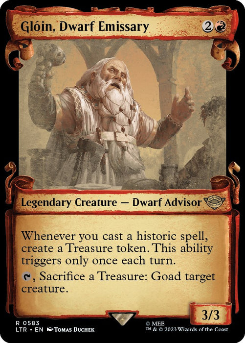 Gloin, Dwarf Emissary (Showcase Scrolls)