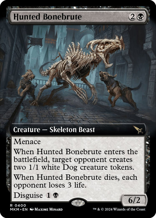 Hunted Bonebrute (Extended Art) [MKM - 400]